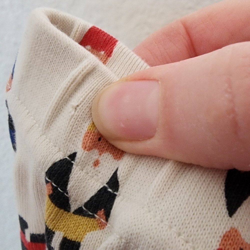 Hanna Andersson Cream Pajama Set with Multicolor Pattern - Picture 8 of 8